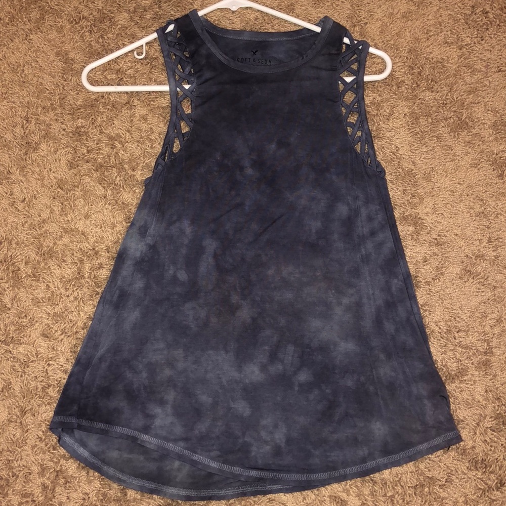 tie dye american eagle soft and sexy tank